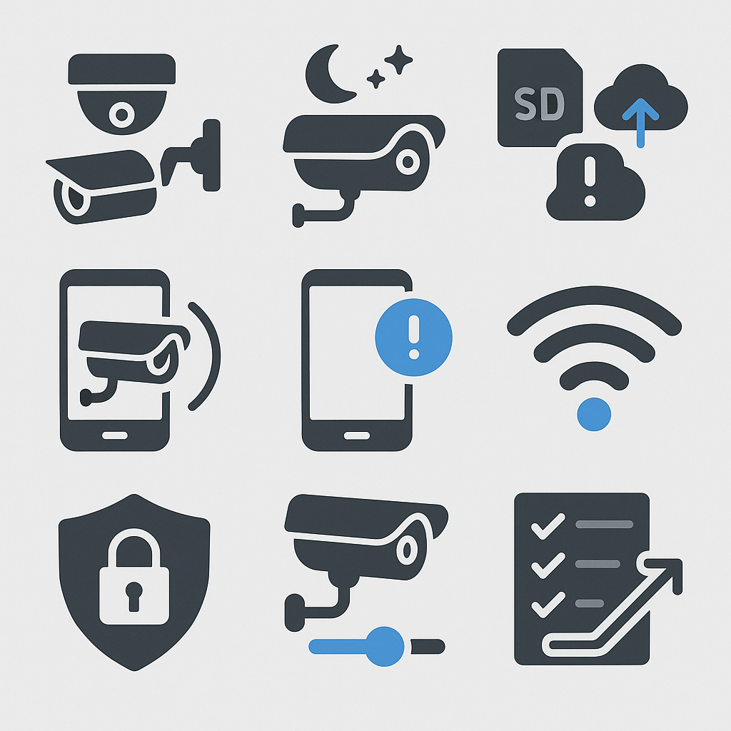 Overvågningskamera hjemme: tjekliste til valg, opsætning og lovlig brug